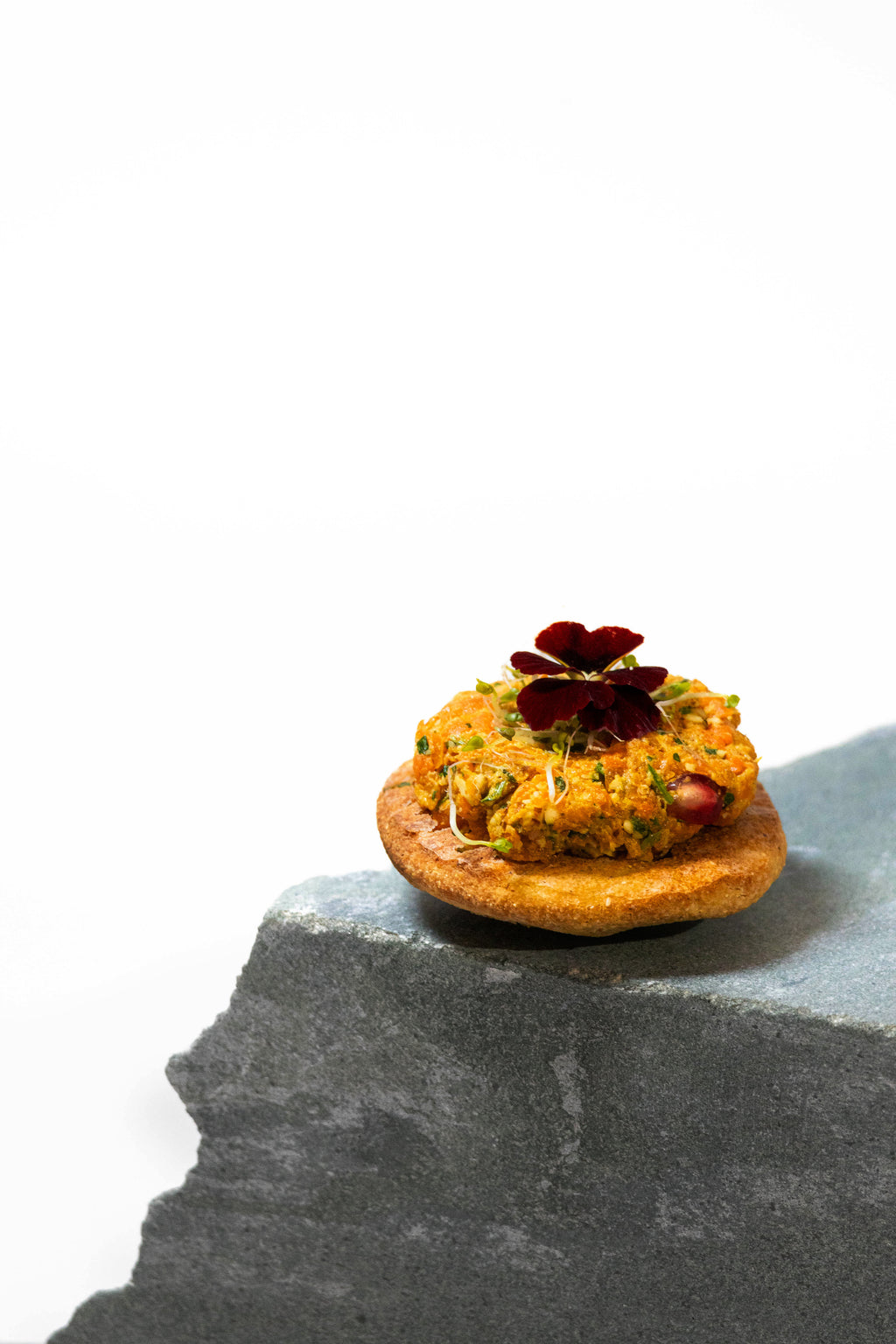 Roasted Carrot Pkhali with Almonds