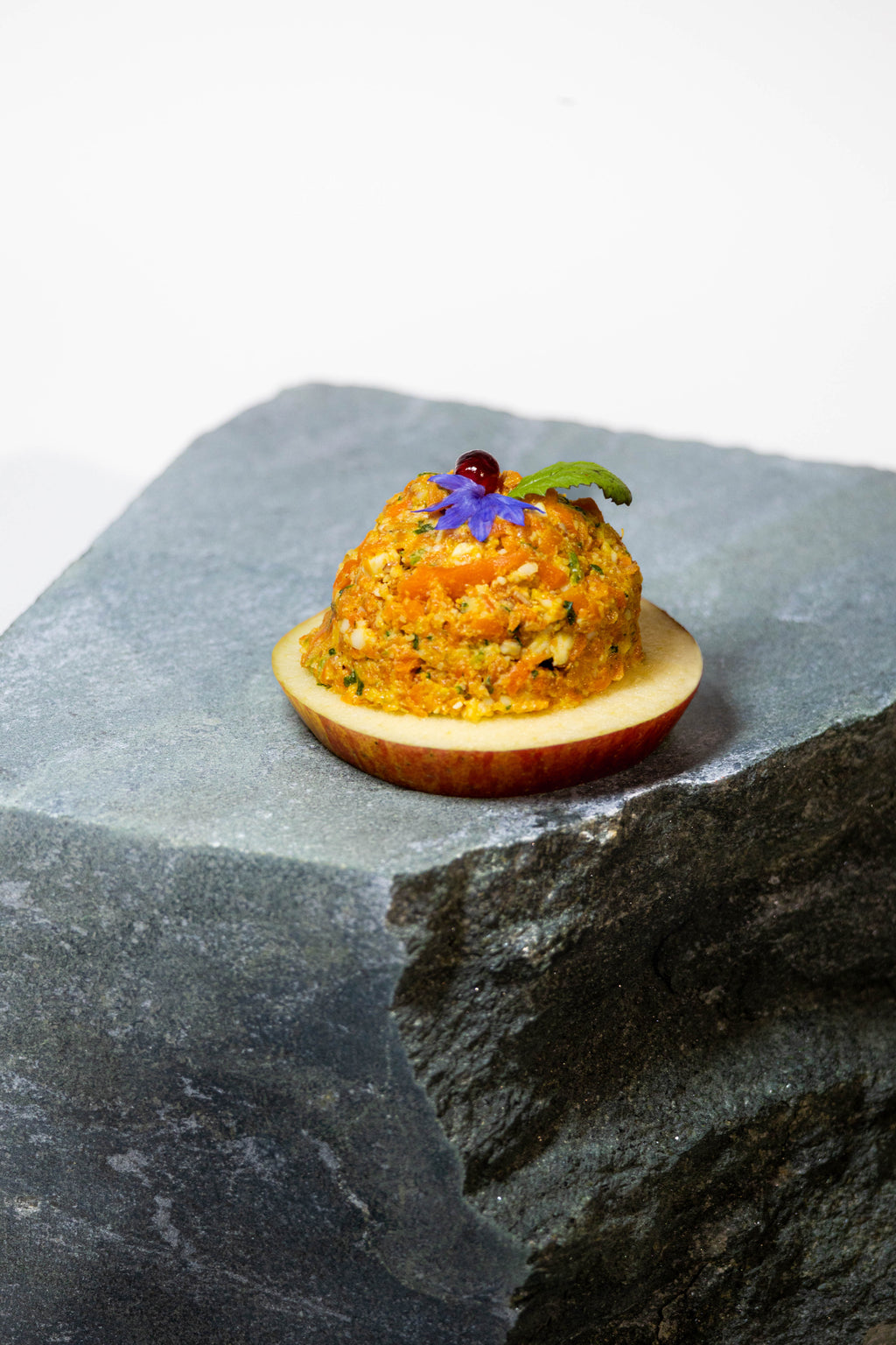 Roasted Carrot Pkhali with Almonds