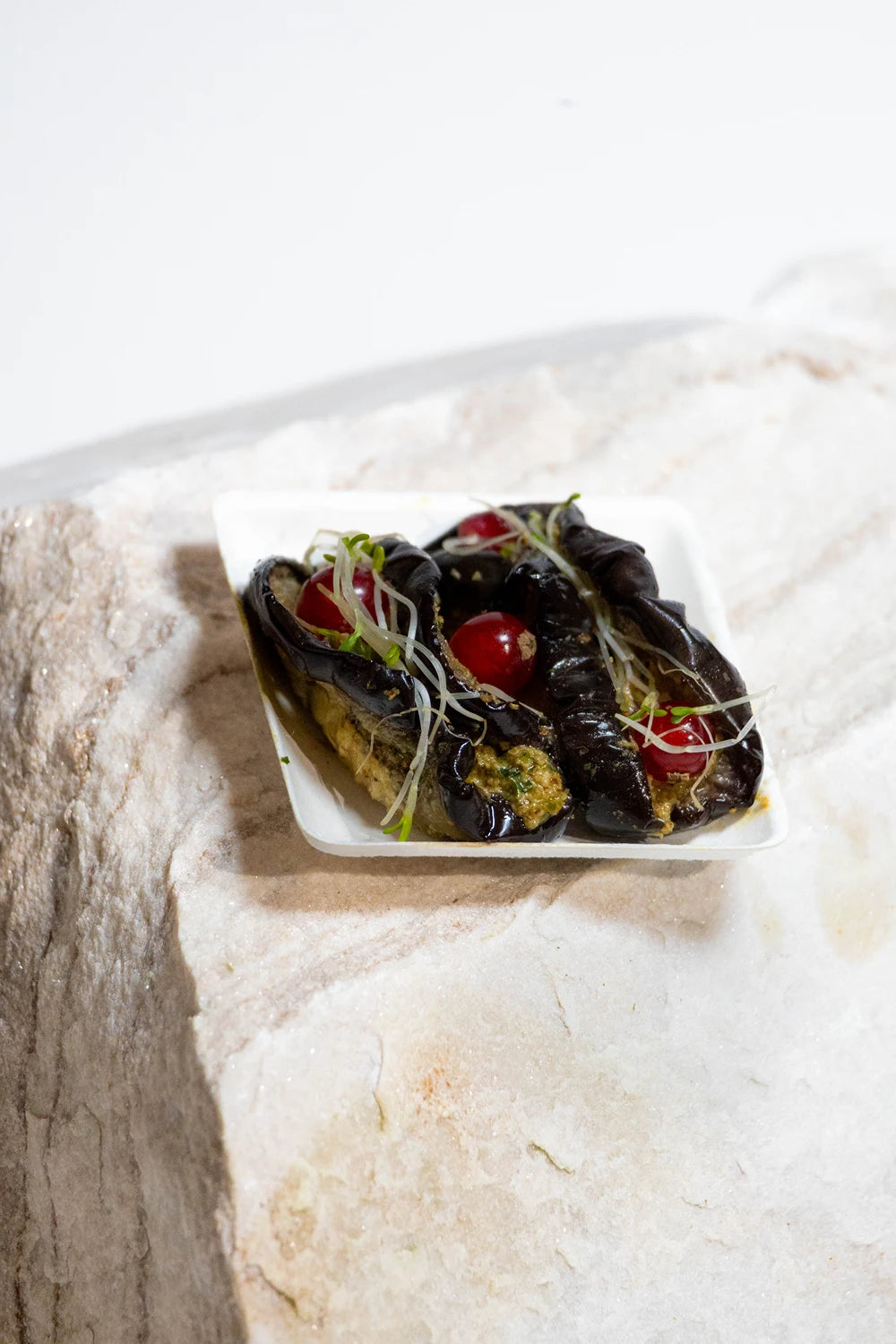 Rouleaux d'aubergine